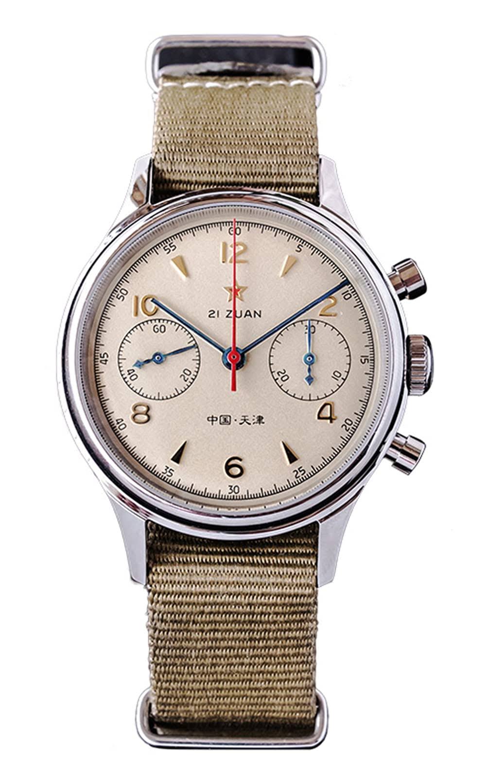 SUGESS AU Seagull 1963 ST1901 Venus 38mm Chronograph Sapphire Display Back 2 Straps BNIB 69.20