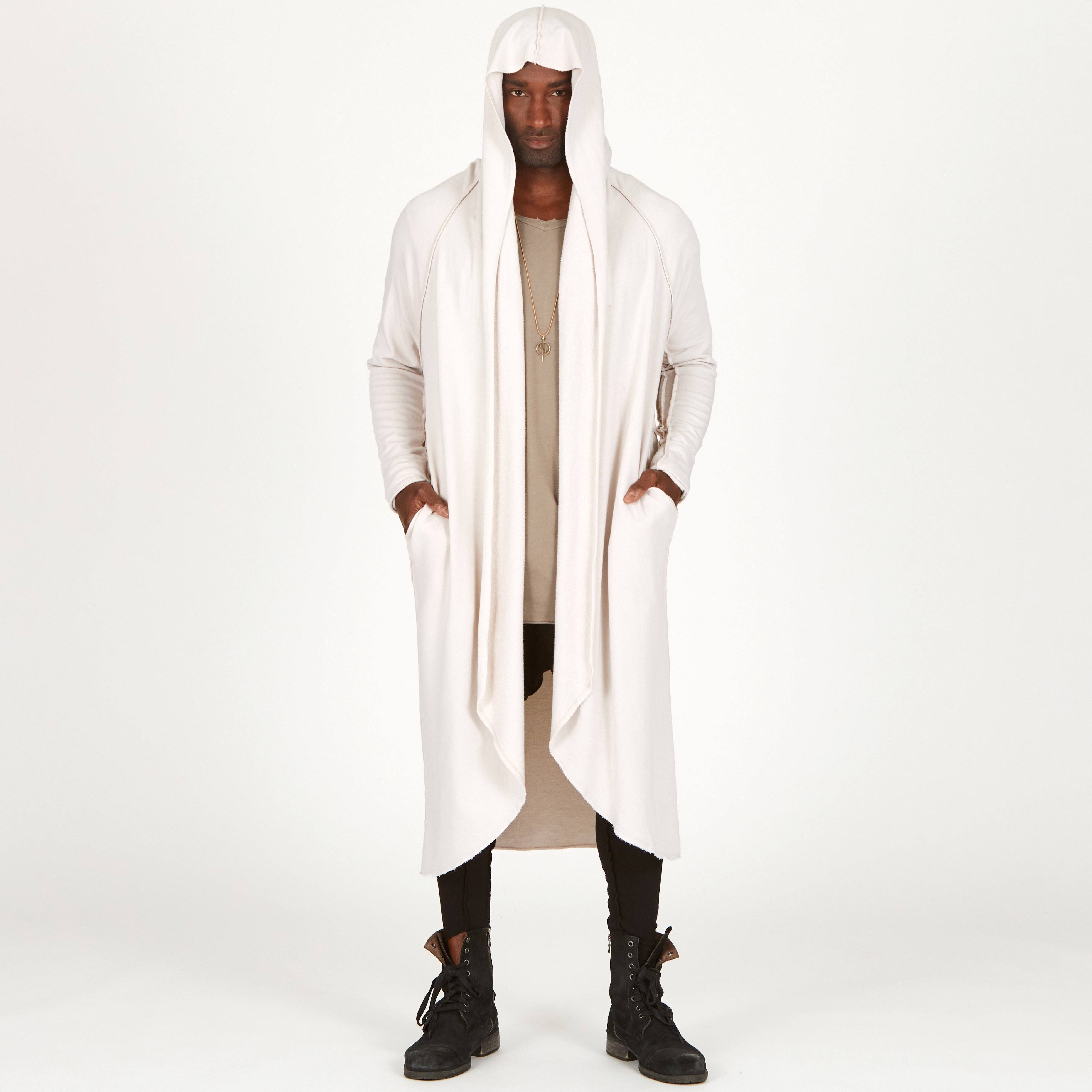 Long hooded duster hotsell